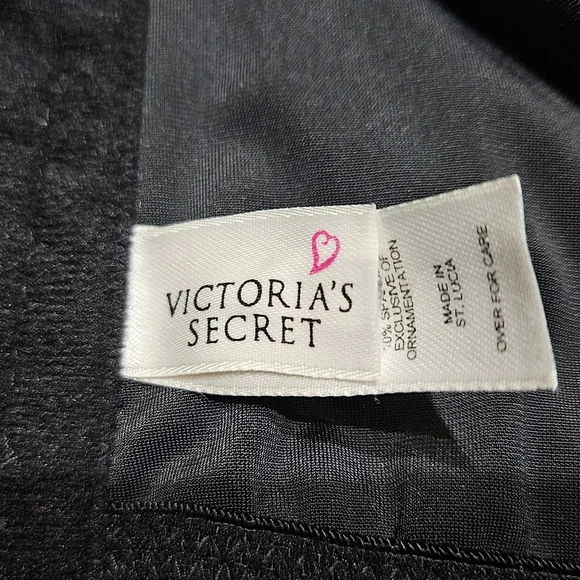 Victoria's Secret Elegant Black Fabric - Picture 5 of 11